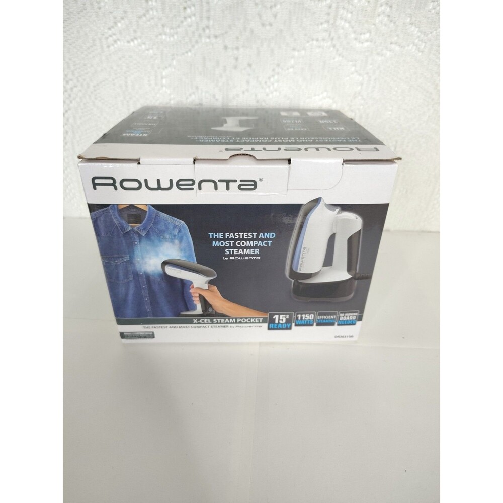 Rowenta X-Cel Steam Pocket - Foldable Compact Handheld Garment Steamer DR3031UO